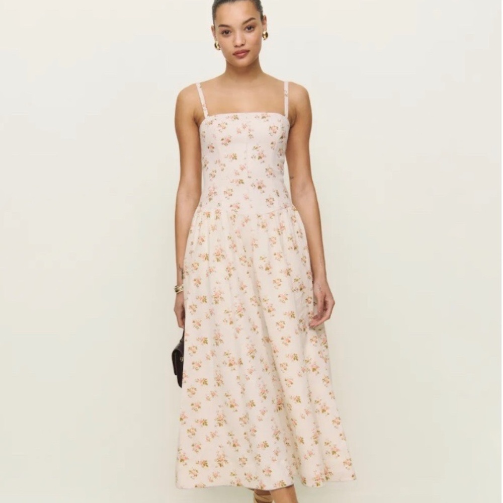 NWT Reformation Katarin Linen Dress Mildred - Size 8